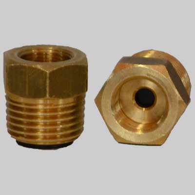 VALVOLA DI RITEGNO PER TERMOMANOMETRO  14 x 1 x 1/2     MADE IN ITALY