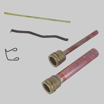 Accessori guaine e molle  Bulbo dm 7 x 8 mm L= 100 mm     MADE IN ITALY