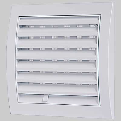 GRIGLIA A FLUSSO REGOLABILE  150x150 95x110 imbocco Ø 100     VECAM