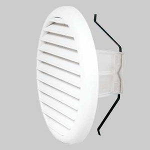 GRIGLIA CIRCOLARE BIANCA UNIVERSALE  Ø 180 Foro 125160     VECAM