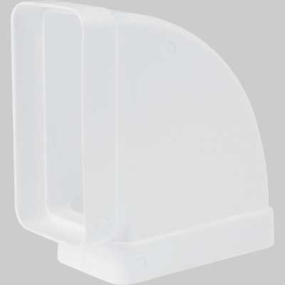 GOMITO 90  ° RETTANGOLARE ORIZZONTALE  55 x 110 mm     VECAM