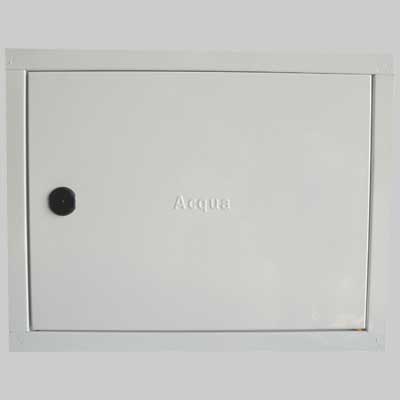 SPORTELLO PER CONTATORE ACQUA PREVERNICIATO BIANCO  400 x 500 x 20     MADE IN ITALY