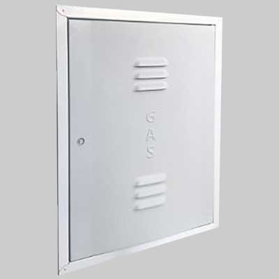 SPORTELLO PER CONTATORE GAS A NORMA UNI 9036  50 x 40 x 4,2     MADE IN ITALY