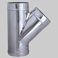 RACCORDO A TEE 135  °  160     MADE IN ITALY