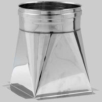 TRAMOGGIA INOX MONOPARETE  250 x 250 tubo Ø 200     MADE IN ITALY