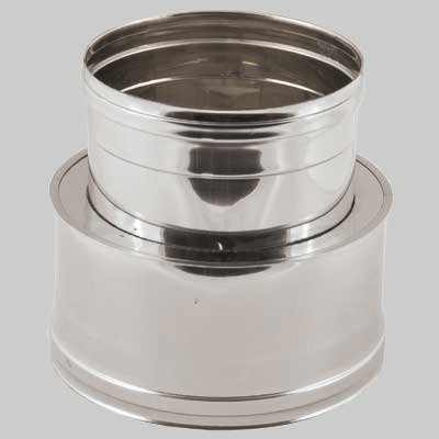 RACCORDO DA DOPPIA PARETE A MONO PARETE  250 300 250     MADE IN ITALY