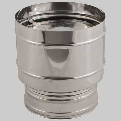 CAPPELLO ANTIRIFLUSSO DOPPIA PARETE DIAMETRO ESTERNO FEMMINA  Int. Ø 180  Est. Ø 230     MADE IN ITALY