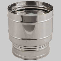 CAPPELLO ANTIRIFLUSSO DOPPIA PARETE DIAMETRO ESTERNO FEMMINA  Int. Ø 180  Est. Ø 230     MADE IN ITALY