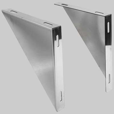 ANGOLARE DI SUPPORTO MURALE  (AxBxC) 400 x 300 x 40     MADE IN ITALY