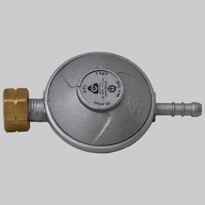 REGOLATORE GAS BASSA PRESSIONE A NORMA  EN12864 IMQ 1 Kg     MADE IN ITALY