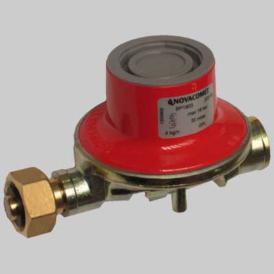 REGOLATORE A BASSA PRESSIONE BP 1803 CON RACCORDO  Kg 4     NOVACOMET