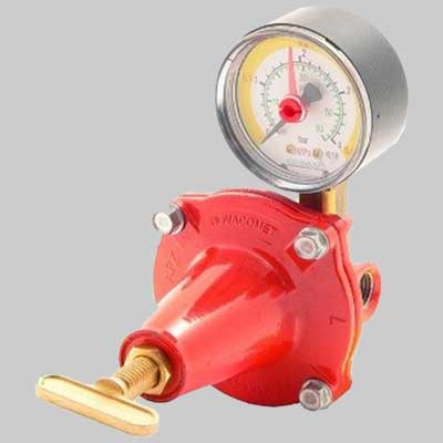 RIDUTTORE DI ALTA PRESSIONE APZ12 CON MANOMETRO  Kg 12  18     NOVACOMET