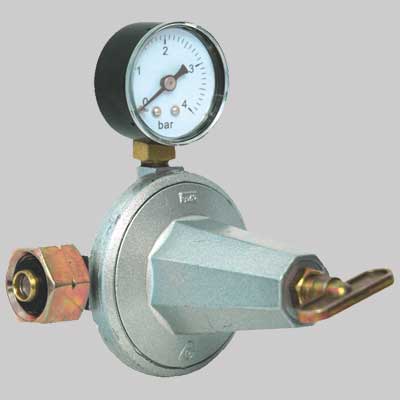 RIDUTTORE DI ALTA PRESSIONE 12 KG PRIMO STADIO  Con manometro     MADE IN ITALY