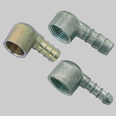 RACCORDO PORTAGOMMA A GOMITO FEMMINA  1/2 Gpl ottone giallo     MADE IN ITALY