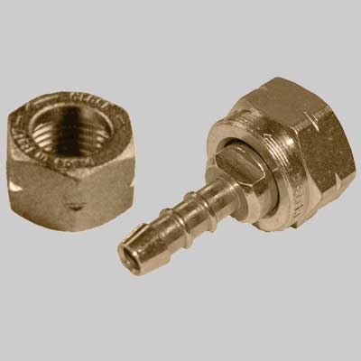 RACCORDO PORTAGOMMA FEMMINA CON GIRELLO  1/2 Gpl     MADE IN ITALY