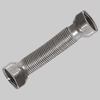 FLESSIBILE INOX PER ACQUA FF  1/2 130220 mm     MADE IN ITALY