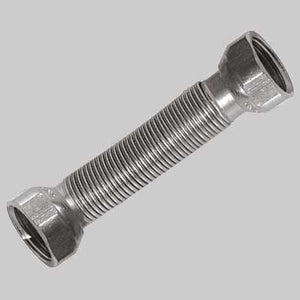 FLESSIBILE INOX PER ACQUA FF  1/2 130220 mm     MADE IN ITALY