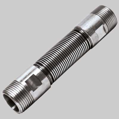 GIUNTO ANTIVIBRANTE MM IN AISI 321  11/4  L 165 mm     MADE IN ITALY