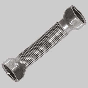 FLESSIBILE INOX PER ACQUA RIDOTTO FF  1/2 x 3/4 130x220 mm     MADE IN ITALY