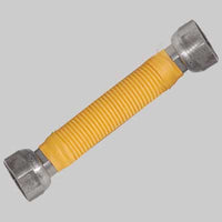 FLESSIBILE INOX PER GAS RIDOTTO FF  1/2x3/4 130x220 mm     MADE IN ITALY