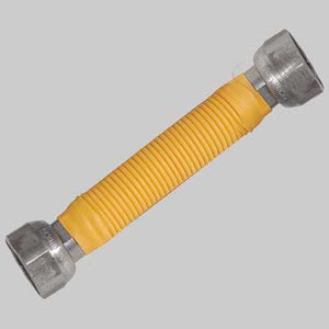 FLESSIBILE INOX PER GAS RIDOTTO FF  1/2x3/4 130x220 mm     MADE IN ITALY