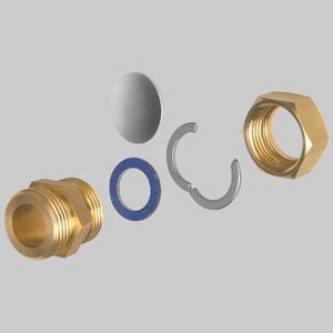 RACCORDO SOLARE MASCHIO AUTOCARTELLANTE GEMINI  Dn 20 x M 1     MADE IN ITALY