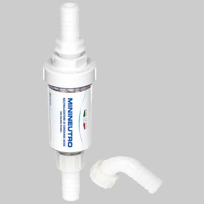 CARTUCCIA DI NEUTRALIZZAZIONE  L 290  H 100  Ø 38     MADE IN ITALY