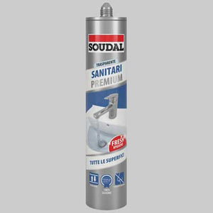 SILICONE MULTIUSO NEUTRO PER SANITARI SOUDAL ML 300  Ml 300 bianco     SOUDAL