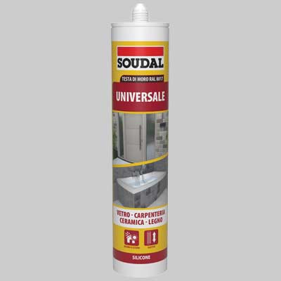 SILICONE UNIVERALE TESTA DI MORO SOUDAL  Ml 280     SOUDAL