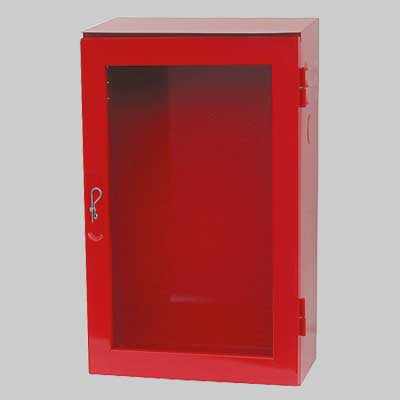 CASSETTA ESTERNA'AIRONE' SIGILLABILE PREVERNICIATA ROSSO  H 610 x L 370 x P 210     MADE IN ITALY