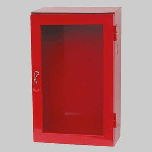 CASSETTA ESTERNA'AIRONE' SIGILLABILE PREVERNICIATA ROSSO  H 610 x L 370 x P 210     MADE IN ITALY