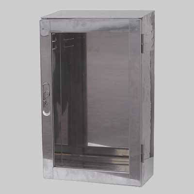 CASSETTA ESTERNA SIGILLABILE INOX AISI 304  H 610 x L 370 x P 210     MADE IN ITALY