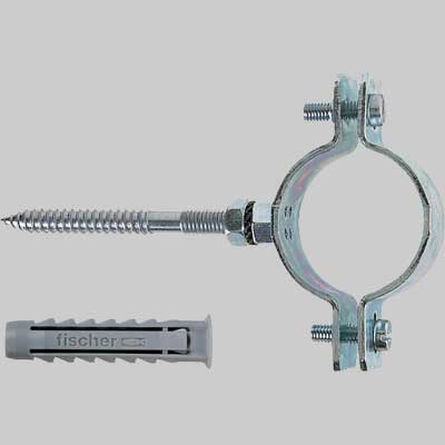 COLLARE PESANTE IN ACCIAIO ZINCATO PER TUBI CPT  3/4     FISCHER