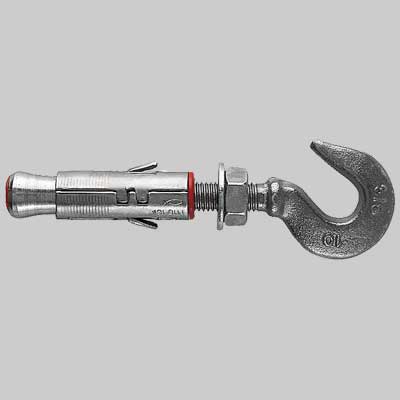 ANCORANTE IN ACCIAIO CON GANCIO FORGIATO - SLM 12 Gancio Ø20 P.95 L.75 - 1 confezioni - FISCHER