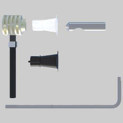 FISSAGGIO NASCOSTO ATTACCO SOTTO PER SOSPESI  WB9 B TU     FISCHER