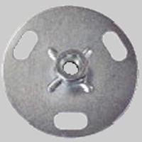 FLANGIA PER COLLARI A SBALZO SU PARETI - 1/2 - 10 pezzi - MADE IN ITALY