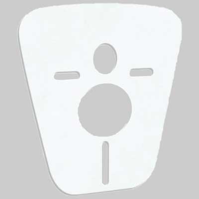 GUARNIZIONE ACUSTICA E ANTIURTO PER WC/BIDET SOSPESO  Spess. 3 mm     MADE IN ITALY