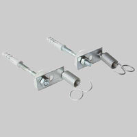 FISSAGGIO PER SEMICOLONNA SOSPESA  Con tirante     MADE IN ITALY