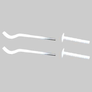 MENSOLA PIATTA A PERCUSSIONE TELESCOPICA PER RADIATORI IN ALLUMINIO  7x170  Tassello 10x80     MADE IN ITALY