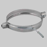 COLLARE NERVATO IN ACCIAIO INOX PER CANNE FUMARIE  Ø 300     MADE IN ITALY