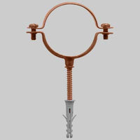 COLLARE FERMATUBO IN RAME COMPLETO DI VITI E TASSELLO  22     MADE IN ITALY