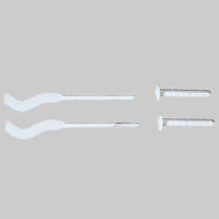 MENSOLA PER RADIATORI IN ALLUMINIO SEZIONE PIATTA 3 MM  Mensola Ø 8,8x170  Tassello Ø 12x83     RACCORDERIE METALLICHE