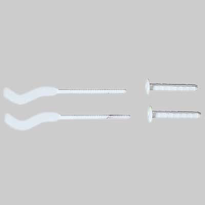 MENSOLA PER RADIATORI IN ALLUMINIO SEZIONE PIATTA 3 MM  Mensola Ø 8,8x170  Tassello Ø 12x83     RACCORDERIE METALLICHE