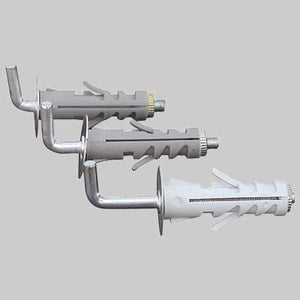 TASSELLO NYLON - Ø 12 mm 45 gancio medio - 10 pezzi - NOBEX