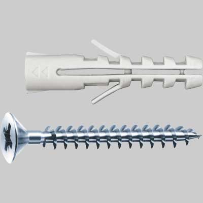 TASSELLO CON VITE NOBEX - Ø 6x30 - vite 4.5x4 - 100 pezzi - NOBEX