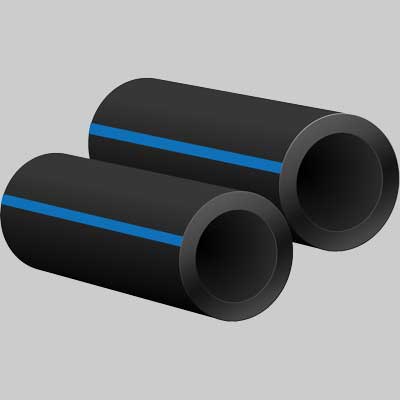 TUBO POLIETILENE PN 16 IN ALTA DENSITA' PE 100 IN VERGHE - Ø 50 Spess. 4,6 - 6 metri - MADE IN ITALY