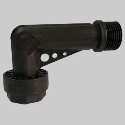 RACCORDO CURVO IN PLASTICA MF C/BOCCHETTONE  1     ITALTECNICA