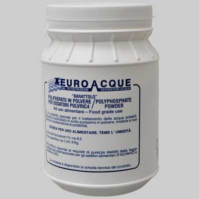 RICARICA POLIFOSFATO IN POLVERE  Kg 1     MADE IN ITALY