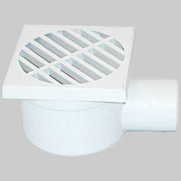 CHIUSINO SCARICO LATERALE ORIENTABILE  100 x 100 uscita 50 H 80 mm     STAMPLAST