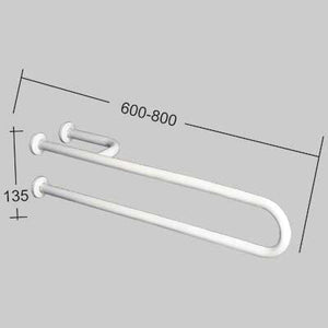 BARRA DI SOSTEGNO CON RINFORZO A DESTRA O A SINISTRA  60 cm Sx     MADE IN ITALY